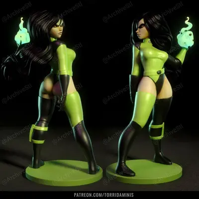 Shego Kim Possible Archivo Stl Para Impresion 3D