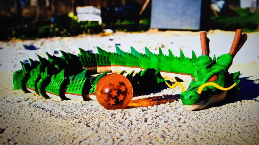 Shen Long Flexi Archivo Stl Obj Para Impresion 3D