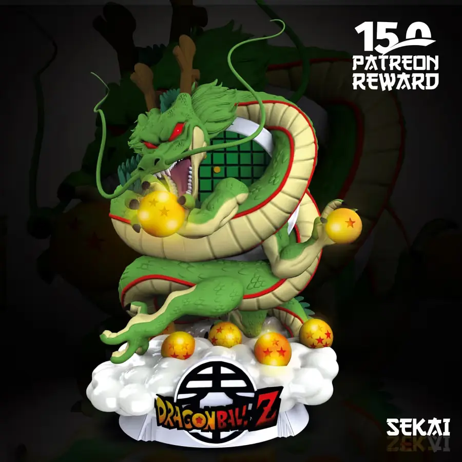 Shenlong Escultura Archivo Stl Para Impresion 3D