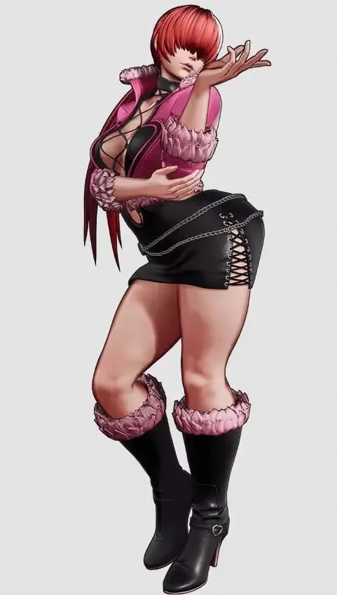 Shermie King Of Fighters Xv Archivo Stl Para Impresion 3D