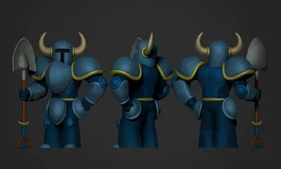 Shovel Knight Archivo STL Impresión 3D