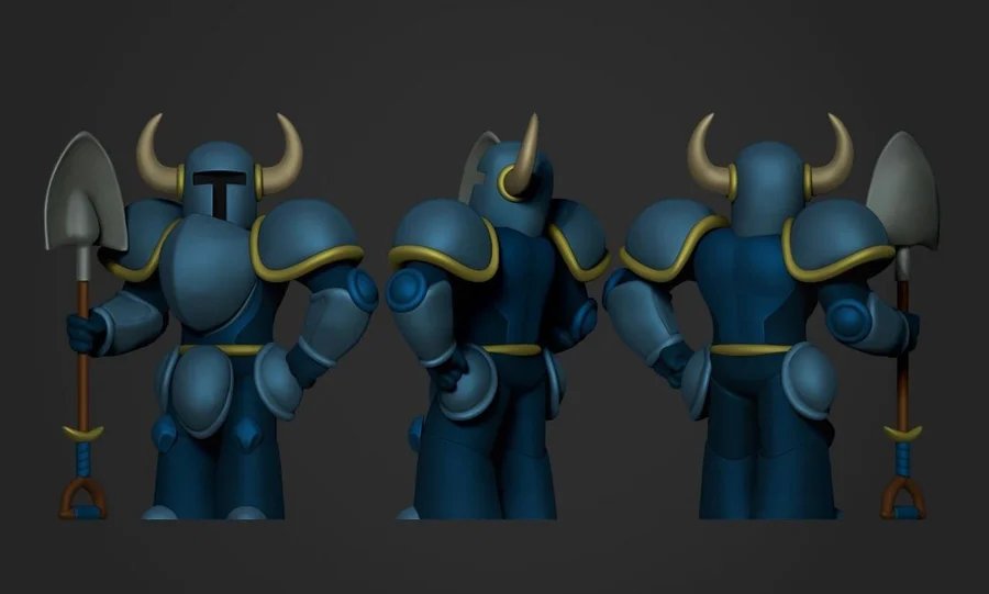 Shovel Knight Archivo STL Impresión 3D