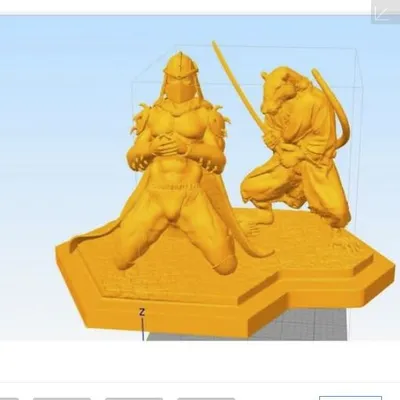 Shredder Splinter Archivo STL Impresión 3D