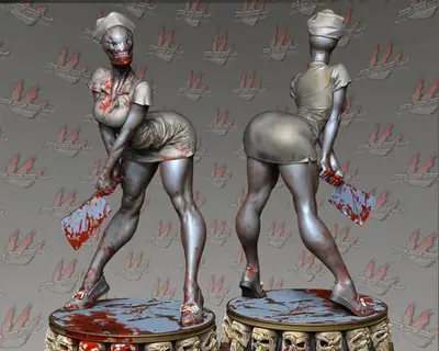 Silent Hill Nurse Py Archivo Stl Para Impresión 3d