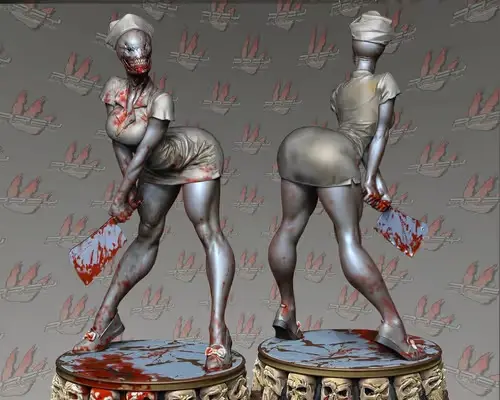 Silent Hill Nurse Py Archivo Stl Para Impresión 3d