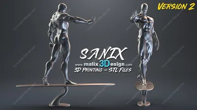 Silver Surfer Archivo STL Impresión 3D