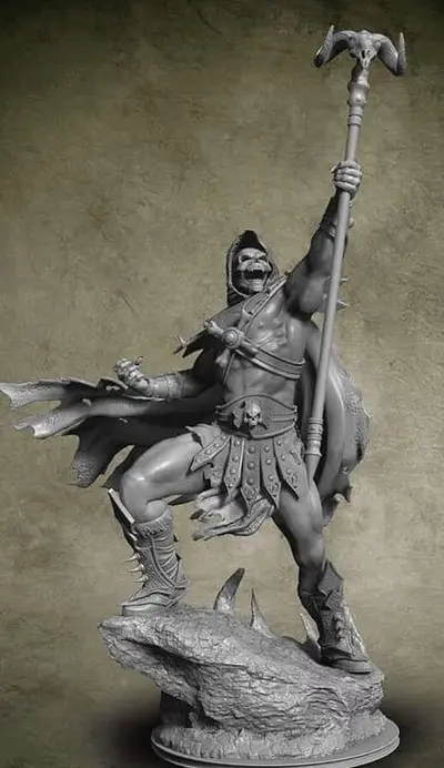 Skeletro Realista MOTU Archivo STL para Impresion 3D