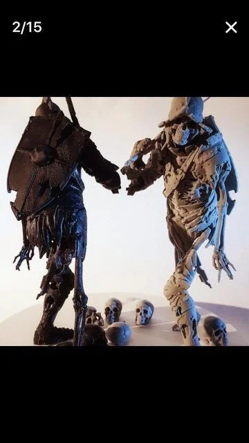 Skelleton Warior Knight Archivo STL Impresión 3D