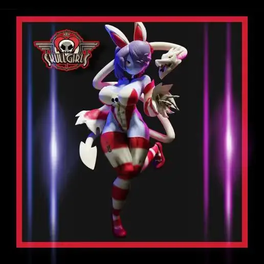 Skullgirl Squigly Archivo Stl Para Impresion 3D