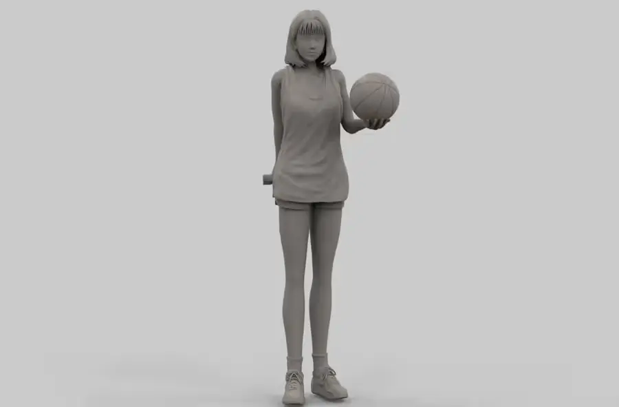 Slam Dunk Haruko Akagi Archivo Stl Para Impresion 3D