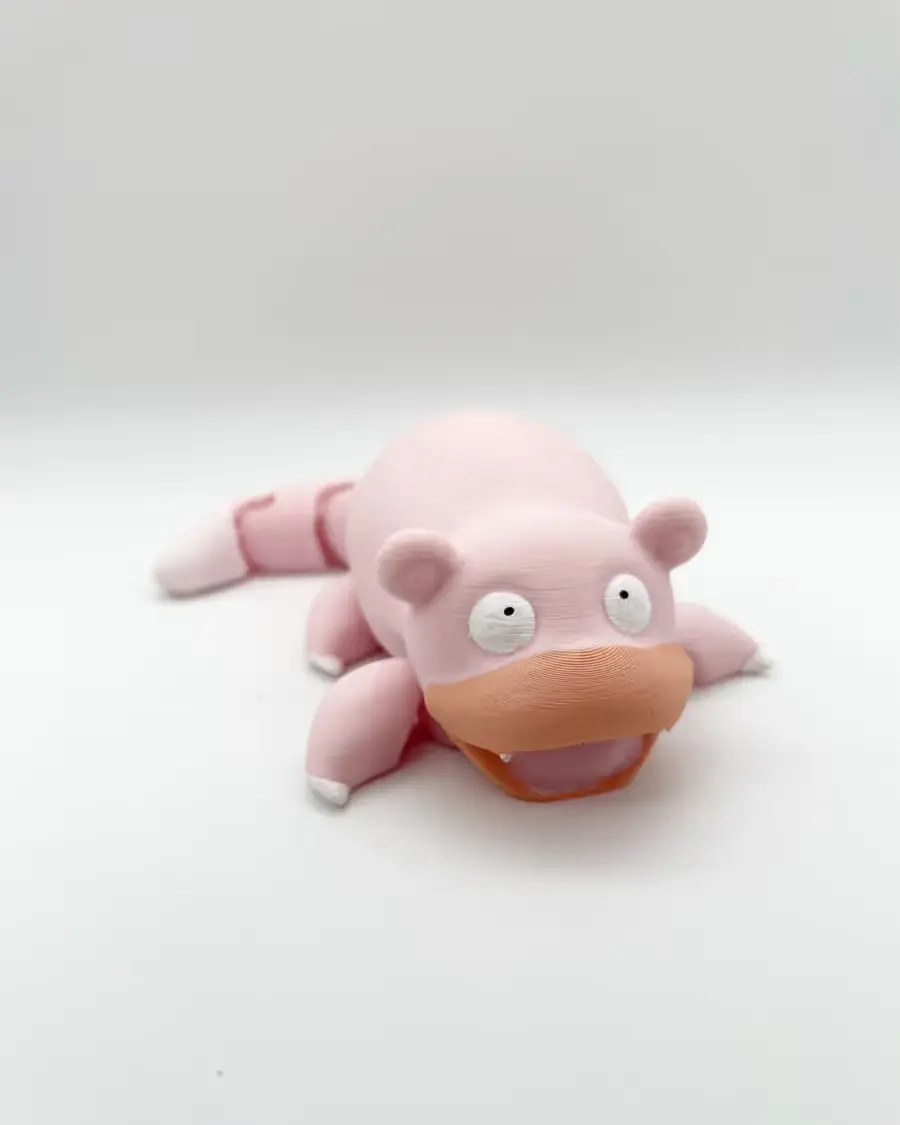 Slowpoke Articulado Archivo STL OBJ para Impresion 3D