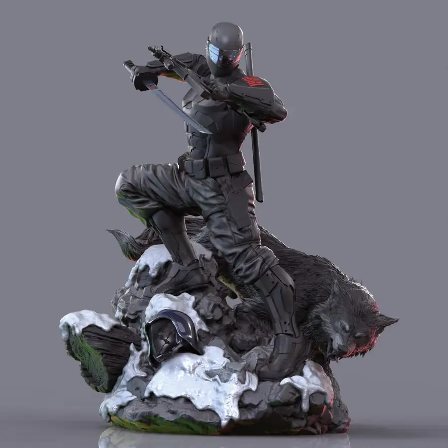 Snake Eyes Timber Archivo Stl Para Impresion 3D