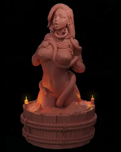 Snake On The Neck Archivo Stl Obj Para Impresion 3D