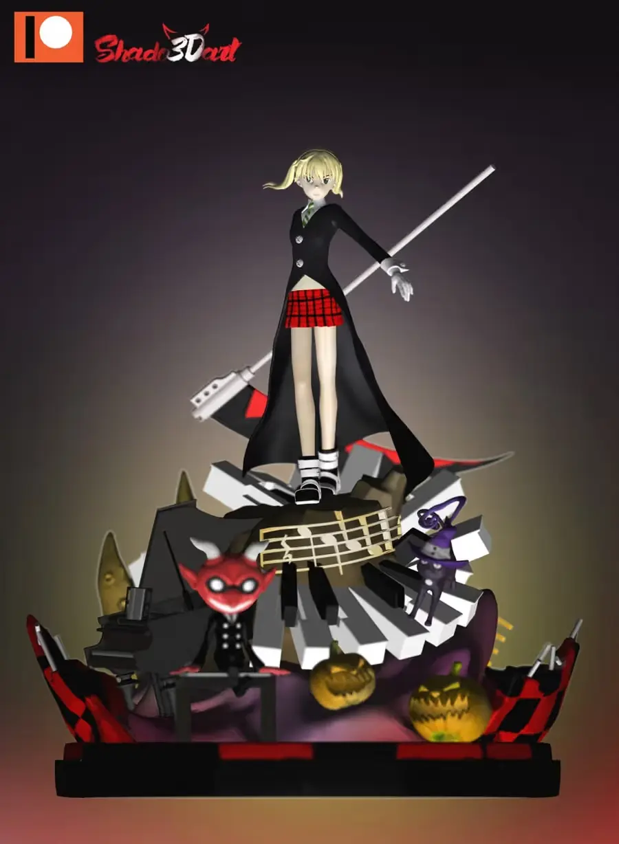Soul Eater Maka Shado Archivo Stl Para Impresion 3D
