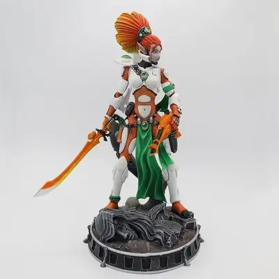 Space Elf Bombshell Archivo Stl Para Impresion 3D