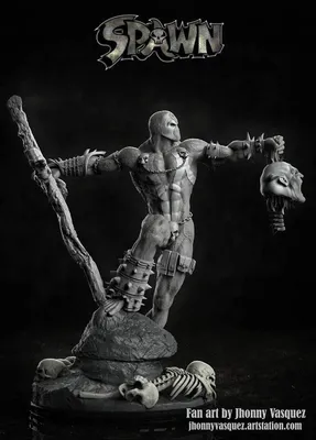 Spawn Archivo STL Impresión 3D