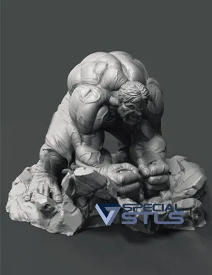 Special Hulk Dioroma 5 Archivo STL Impresión 3D