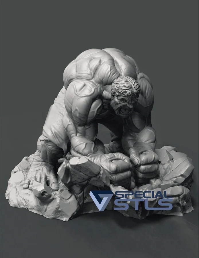 Special Hulk Dioroma 5 Archivo STL Impresión 3D