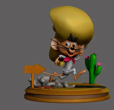 Speedy Gonzalez L Archivos Stl Para Impresión 3d