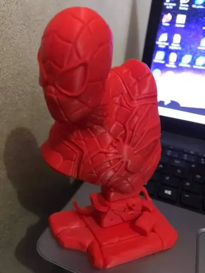 Spider Man Busto Archivo Stl Obj Para Impresion 3D