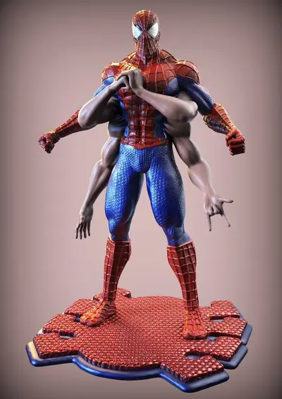Spider Man Six Arms Archivo Stl Obj Para Impresion 3D