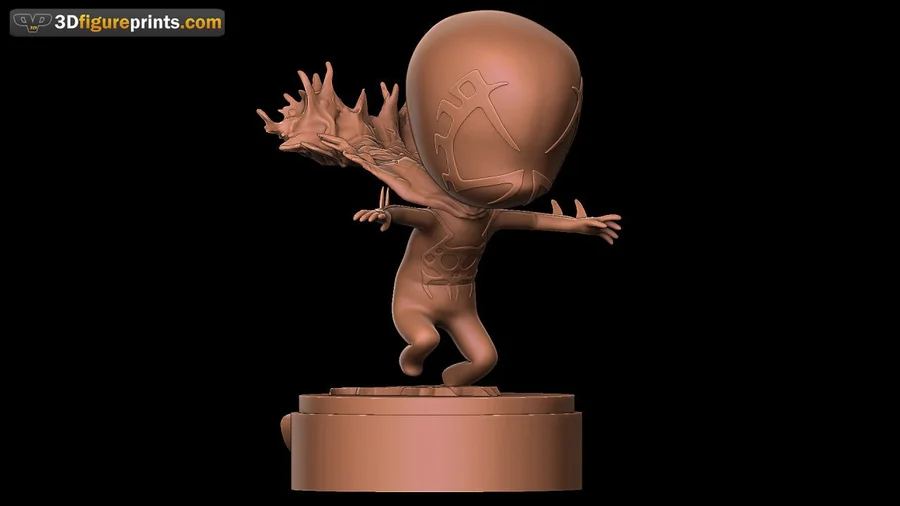 Spiderman 2099 Chibi Archivo STL Impresión 3D