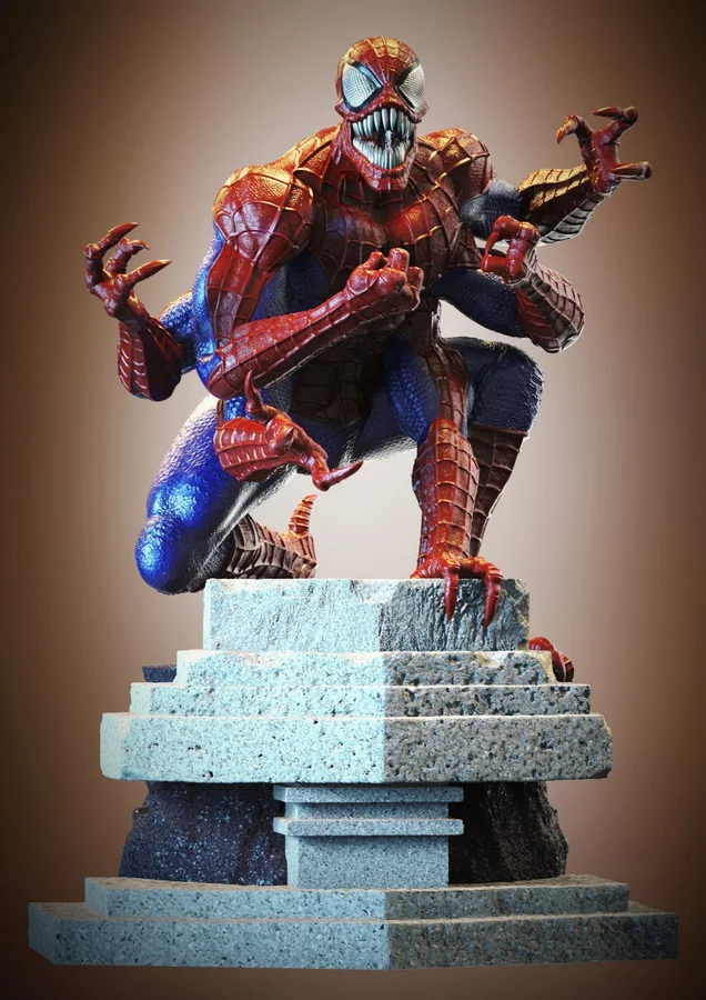 Spiderman Venom Archivo STL Impresión 3D