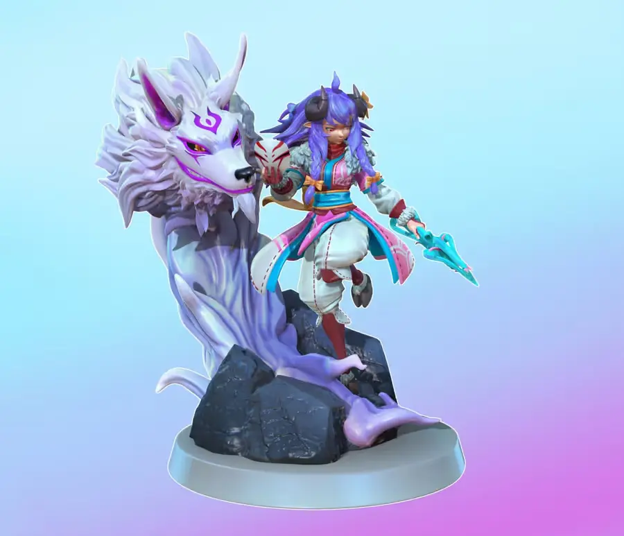 Spirit Blossom Kindred Archivo Stl Para Impresion 3D