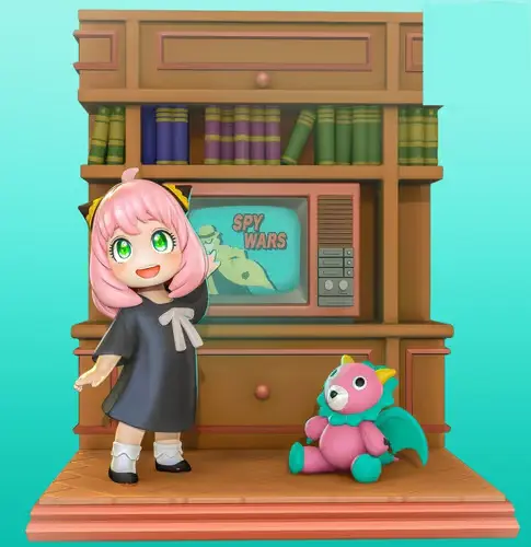 Spy X Family Anya Forger Nom Archivo Stl Para Impresión 3d