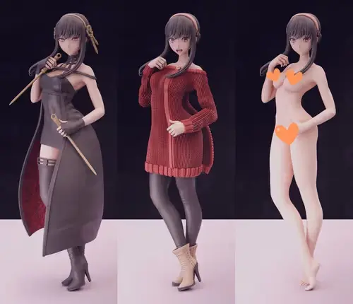 Spy X Family Yor Forger Ps Archivo Stl Para Impresión 3d