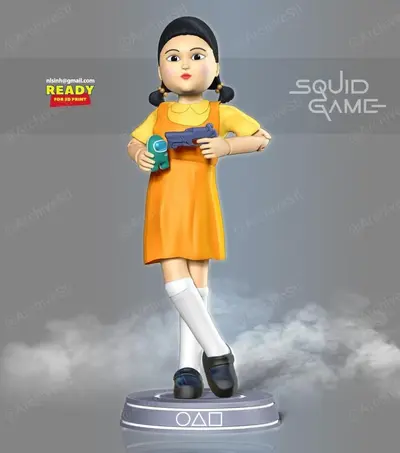 Squid Game 123 Stella Archivo Stl Para Impresion 3D