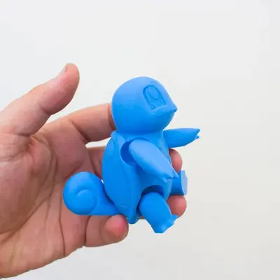 Squirtle Pokemon Archivo Stl Obj Para Impresion 3D