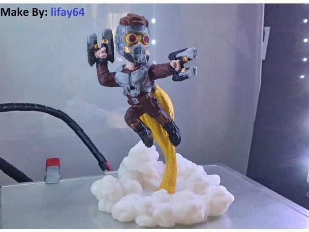 Star Lord Archivo STL Impresión 3D