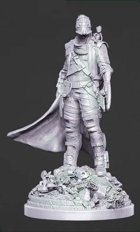 Star Lord Peter Quill Archivo Stl Para Impresion 3D