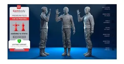 Star Trek Spock Fdm Gamebody Stl Obj Impresión 3d