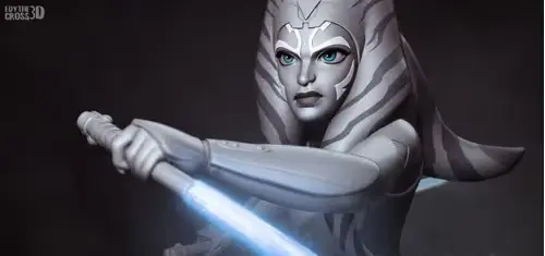 Star Wars Ahsoka Tano Edythecross Archivos Stl Impresión 3d