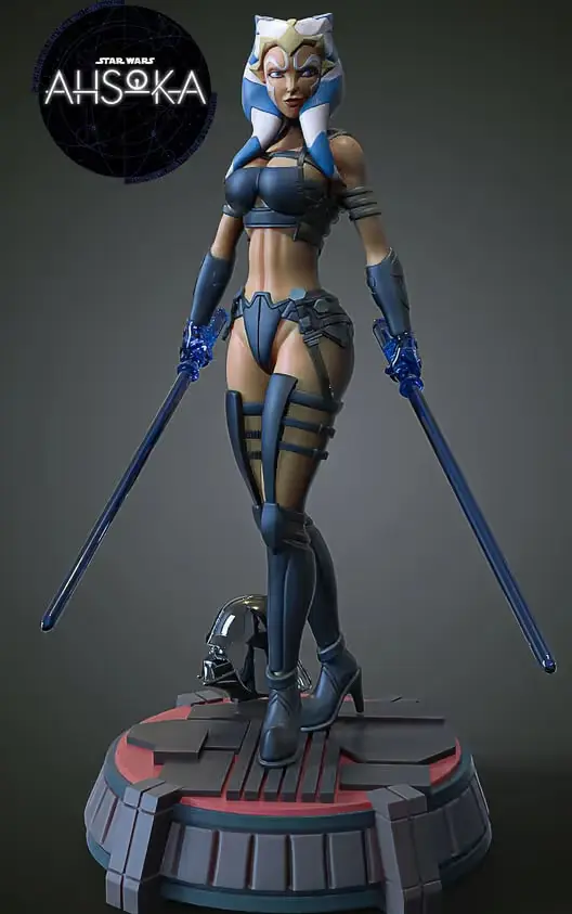 Star Wars Ashoka Tano Archivo STL para Impresion 3D