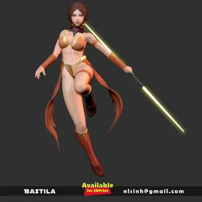 Star Wars Bastila Shan Archivo STL Impresión 3D
