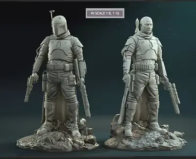 Star Wars Boba Fett 2022 V1 G Archivo Stl Para Impresión 3d