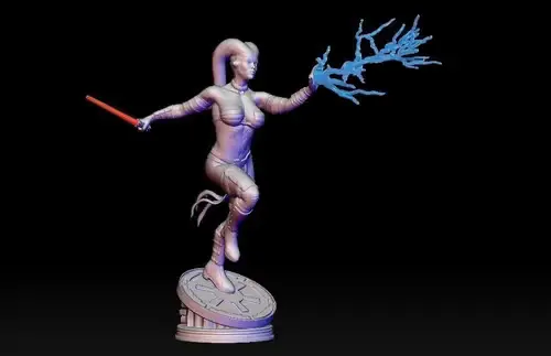 Star Wars Darth Talon By Tchel Archivos Stl Obj Impresión 3d