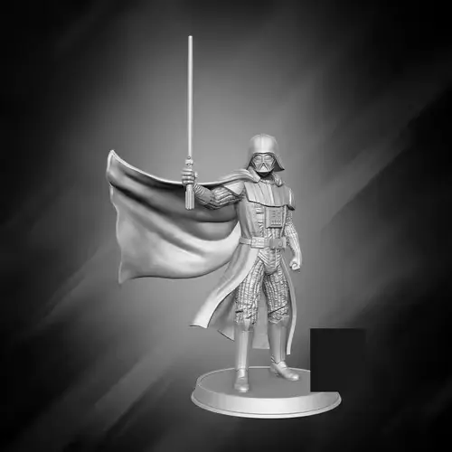 Star Wars Darth Vader Pose5 Archivo Stl Para Impresión 3d