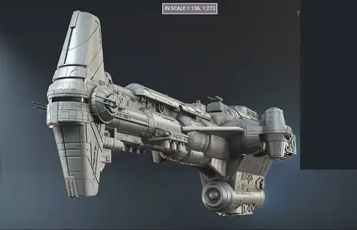 Star Wars Hammerhead Corvette Archivo Stl Para Impresión 3d