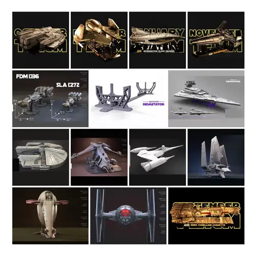 Star Wars Naves X15 Archivos Stl Obj Para Impresión 3d