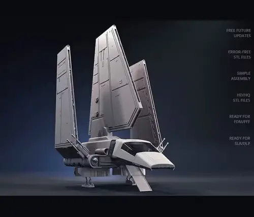 Star Wars Navette Gambody Archivo Stl Para Impresión 3d