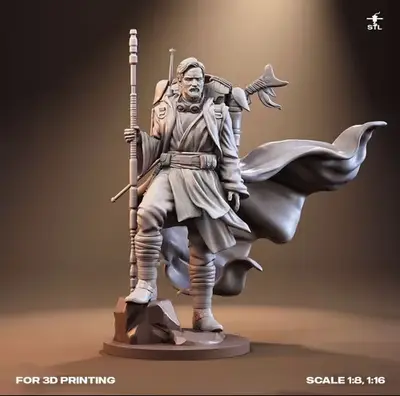 Star Wars Obi-wan Kenobi G Archivos Stl Para Impresión 3d