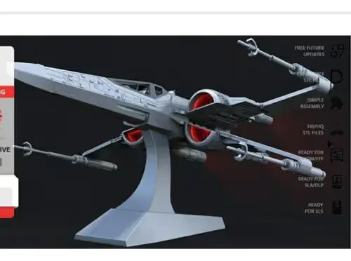 Star Wars T-70 X-wing Gambody Archivo Stl Para Impresión 3d