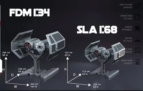Star Wars Tie Bomber Gambody Archivos Stl Para Impresión 3d