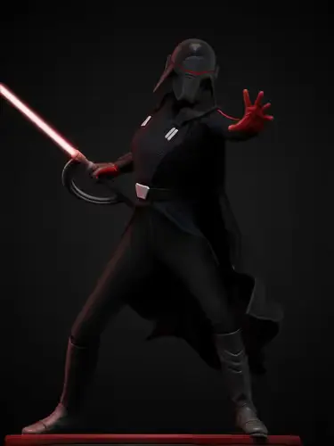 Star Wars Trilla Second Sister Archivo Stl Para Impresión 3d