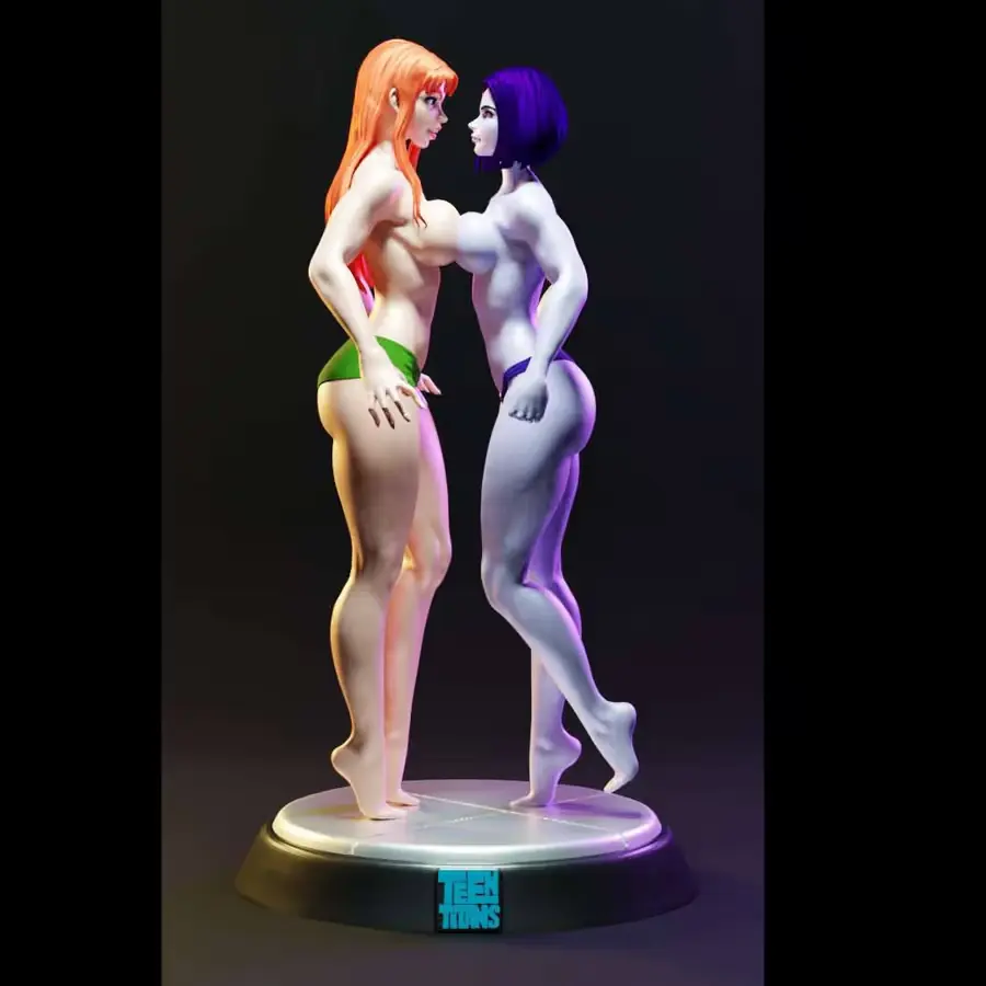 Starfire & Raven Archivo Stl Para Impresion 3D