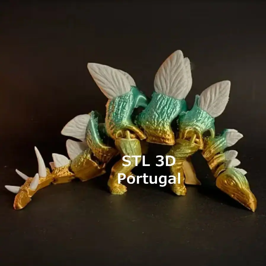Stegosaurus Archivo Stl Obj Para Impresion 3D
